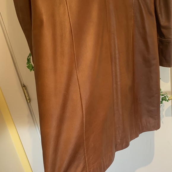 DANIER Leather trench coat MADE IN CANADA - Picture 9 of 12